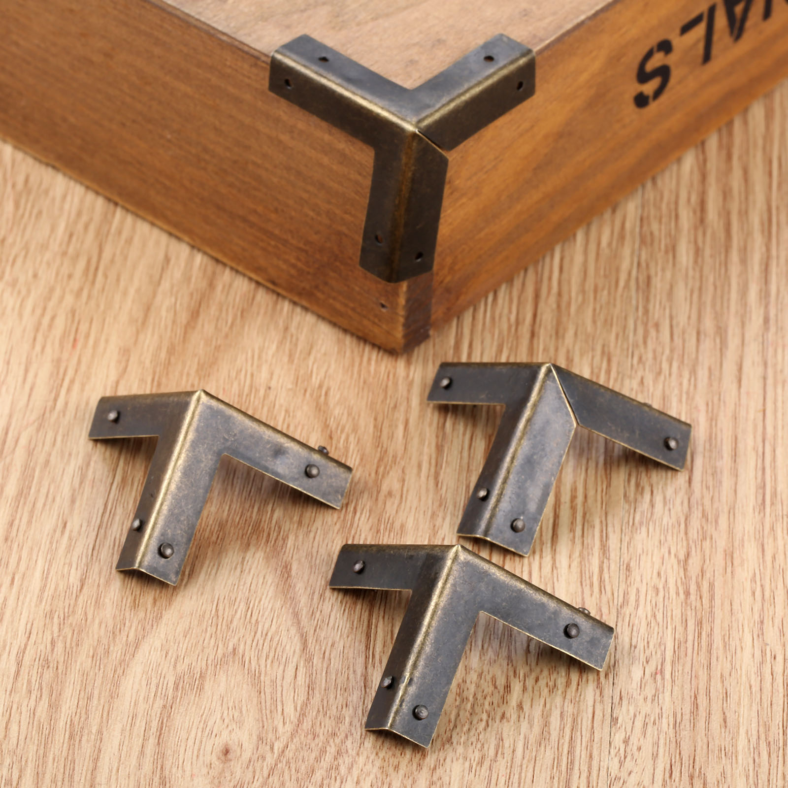 Furniture Hardware Decorative - Drold 4 Buah Perunggu Antik Pelindung
