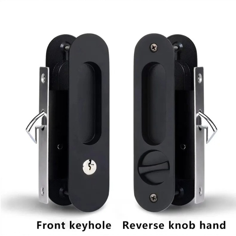 Zinc Furniture Hardware - Kunci Pintu Geser, Kunci Pintu Geser