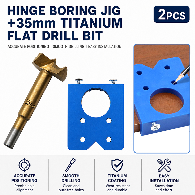 Furniture Hardware Hinges - Jig Pembuat Lubang Engsel 35mm, Mata