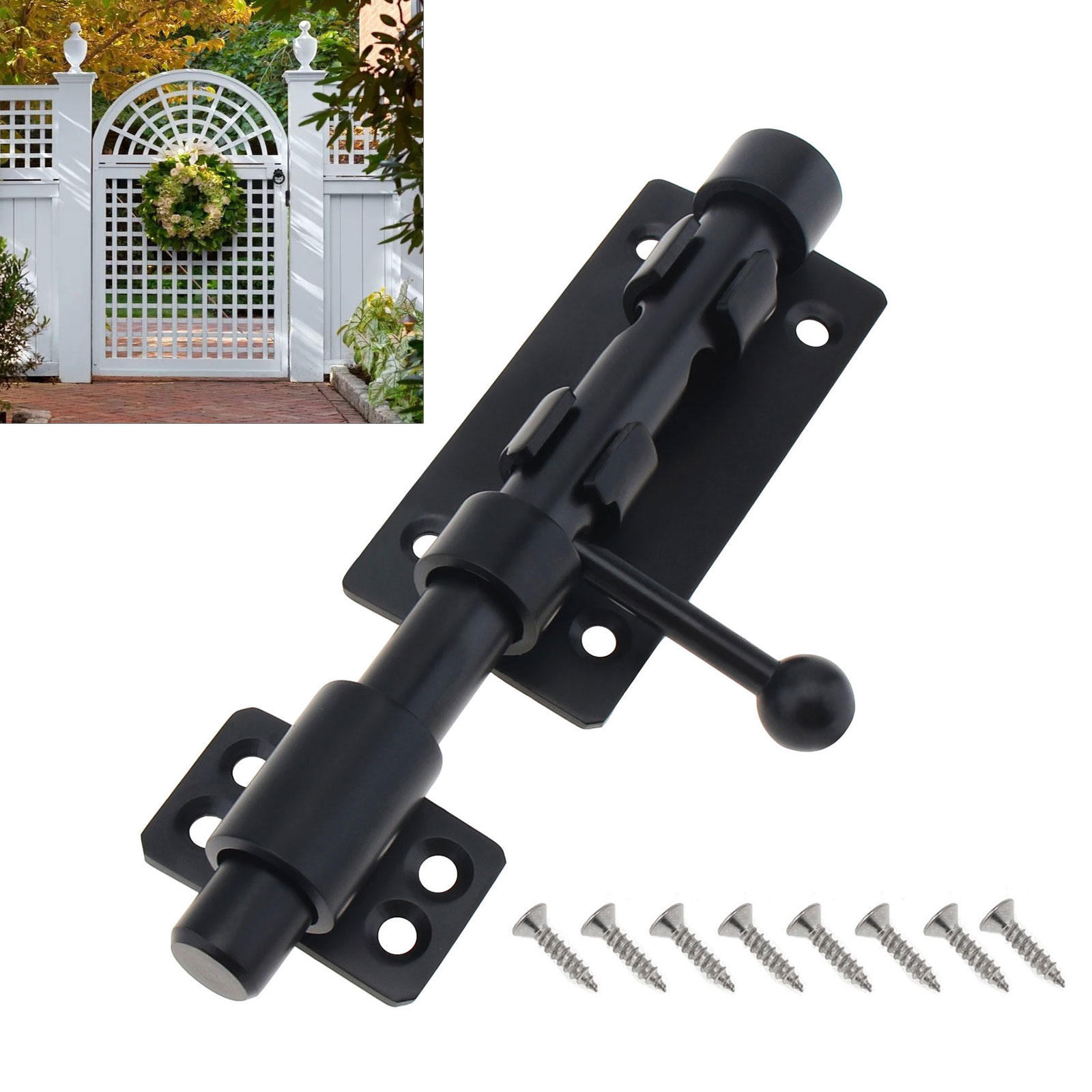 Barrel Bolt Slide - Gerendel pintu baut barel baja tahan