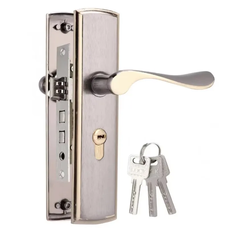 Furniture Hardware Decorative - Kunci gagang pintu emas, kunci pintu