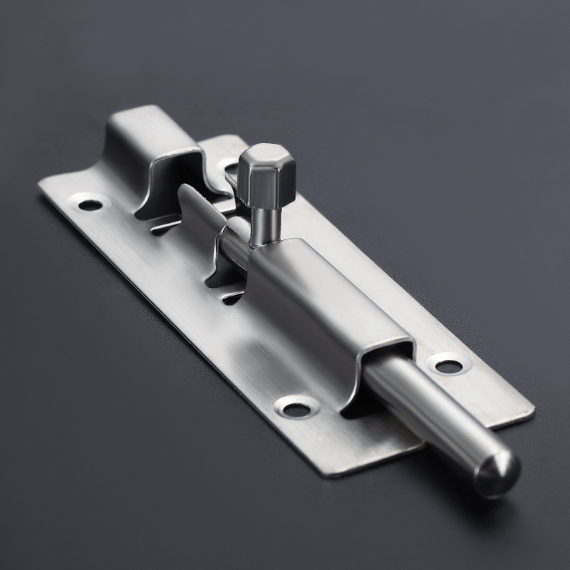 Barrel Bolt Slide - 1 PC 3/4/5 Inch Long Silver