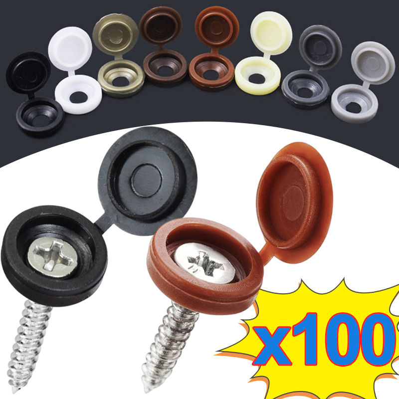 Furniture Hardware Nut - 10/500 Buah Penutup Dekoratif Sekrup Penutup