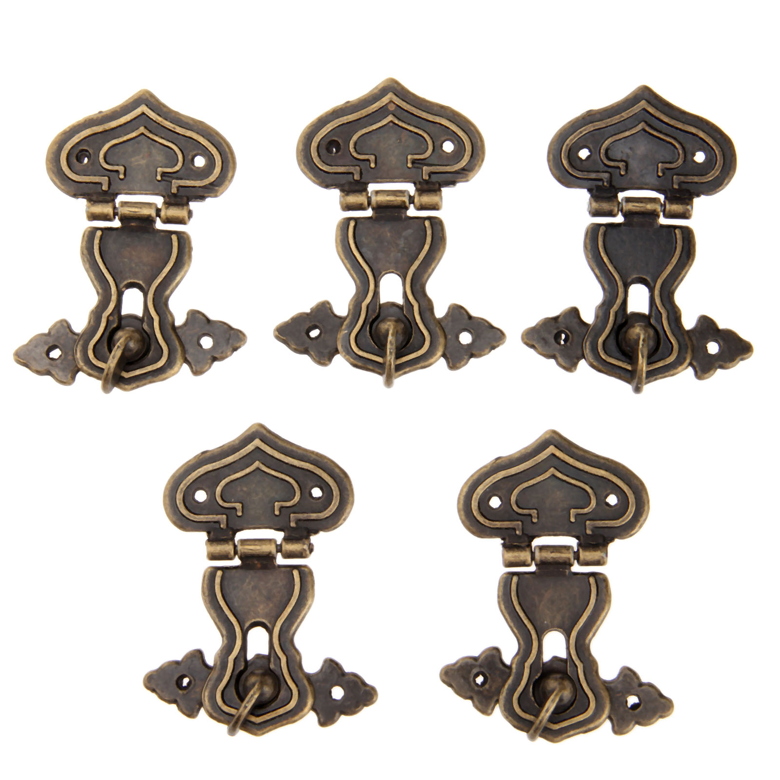 Furniture Hardware Vintage - 5 Buah 63X47Mm Gembok Logam Antik
