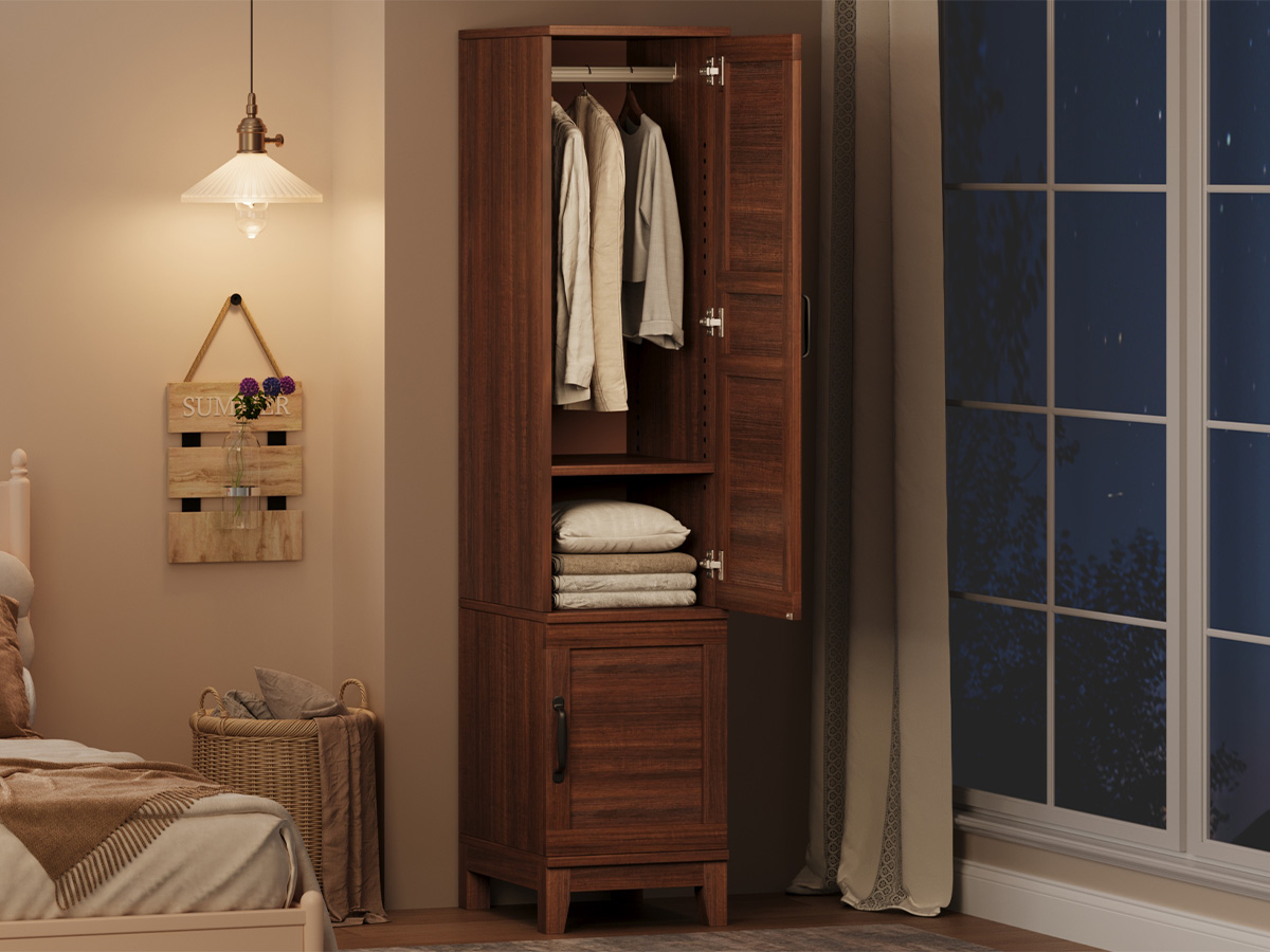 Furniture Hardware Hinges - Lemari Pakaian Kayu – Tinggi 72