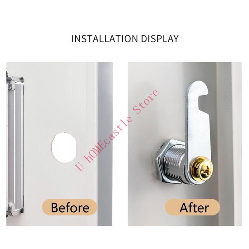 63HF 2set Kunci Kamera Laci Ku - Zinc Furniture Hardware ulasan dan harga