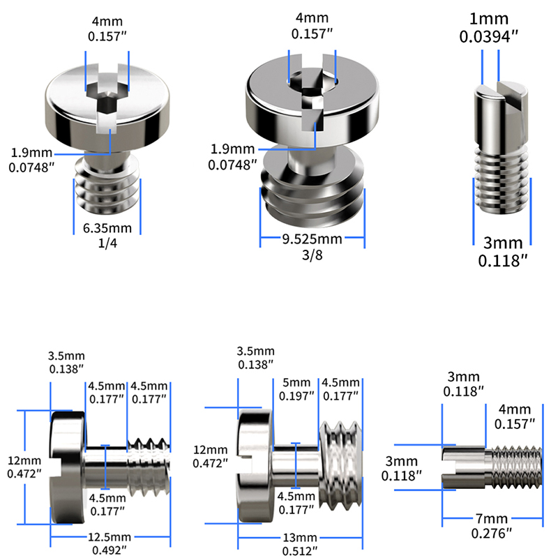 Sekrup Kamera DSLR 1/4″-20 & 3 - Cam Lock Nut ulasan dan harga