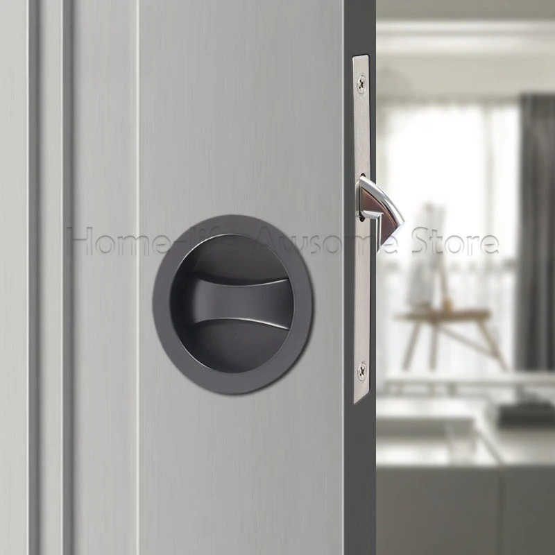 Kunci Pintu Geser Modern Tak T - Zinc Furniture Hardware ulasan dan harga