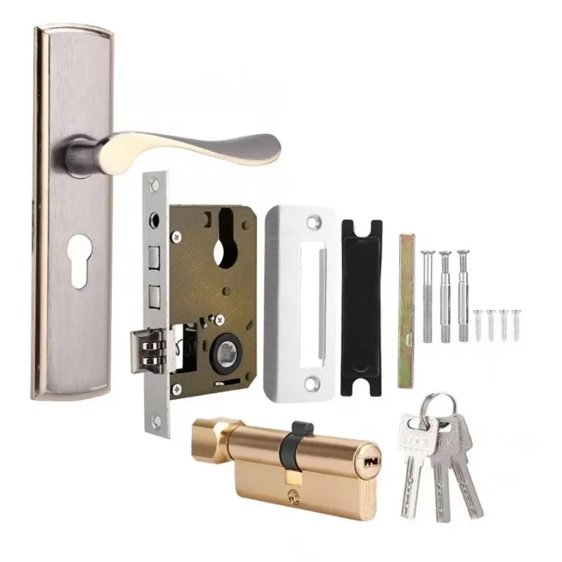 Kunci gagang pintu emas, kunci - Furniture Hardware Decorative ulasan dan harga