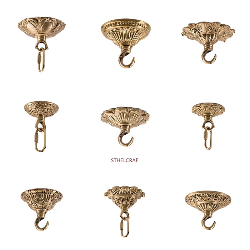 1 Buah Kait Kuningan Kelas Ata - Zinc Furniture Hardware ulasan dan harga