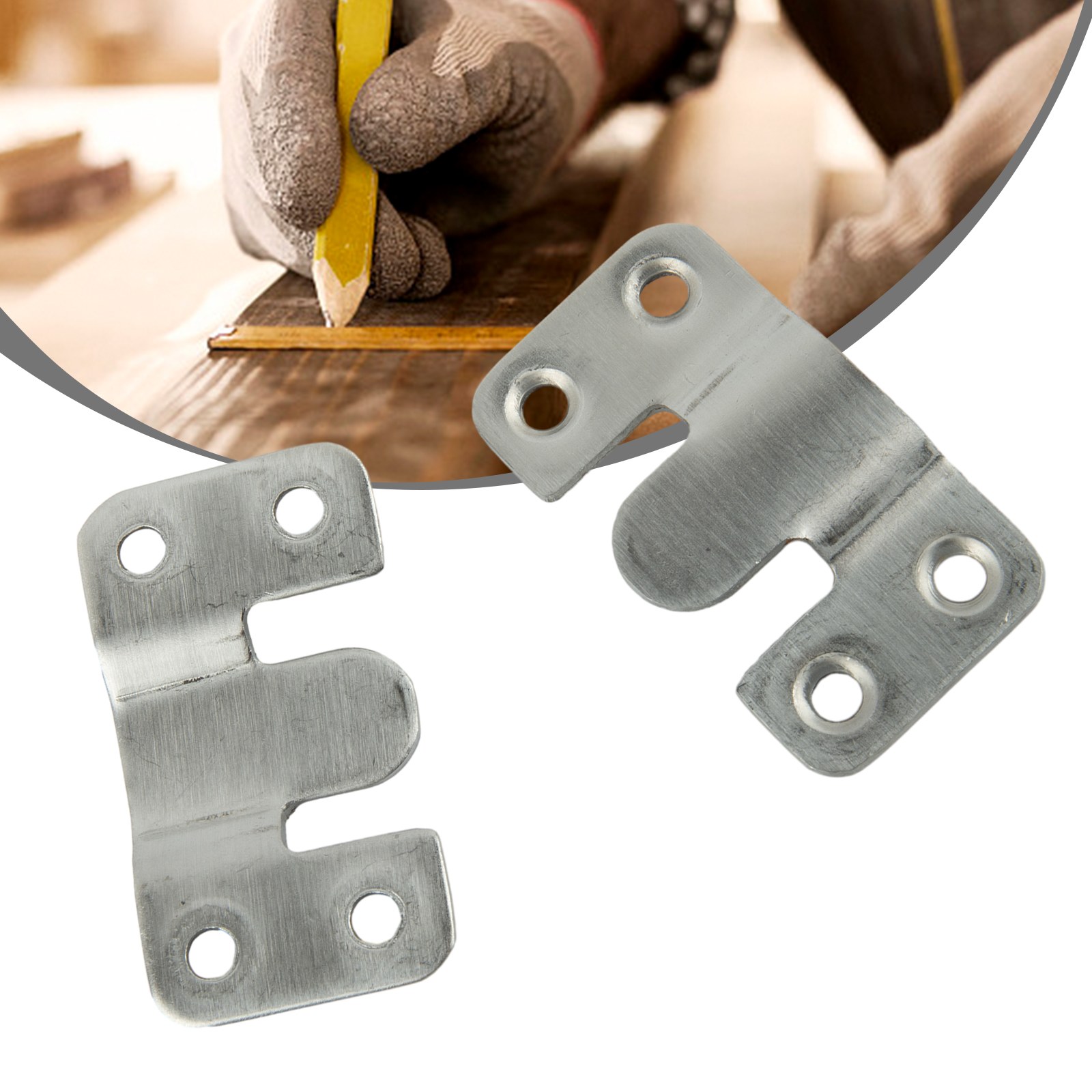 10 buah gantungan dinding bing - Furniture Interlocking Hardware ulasan dan harga