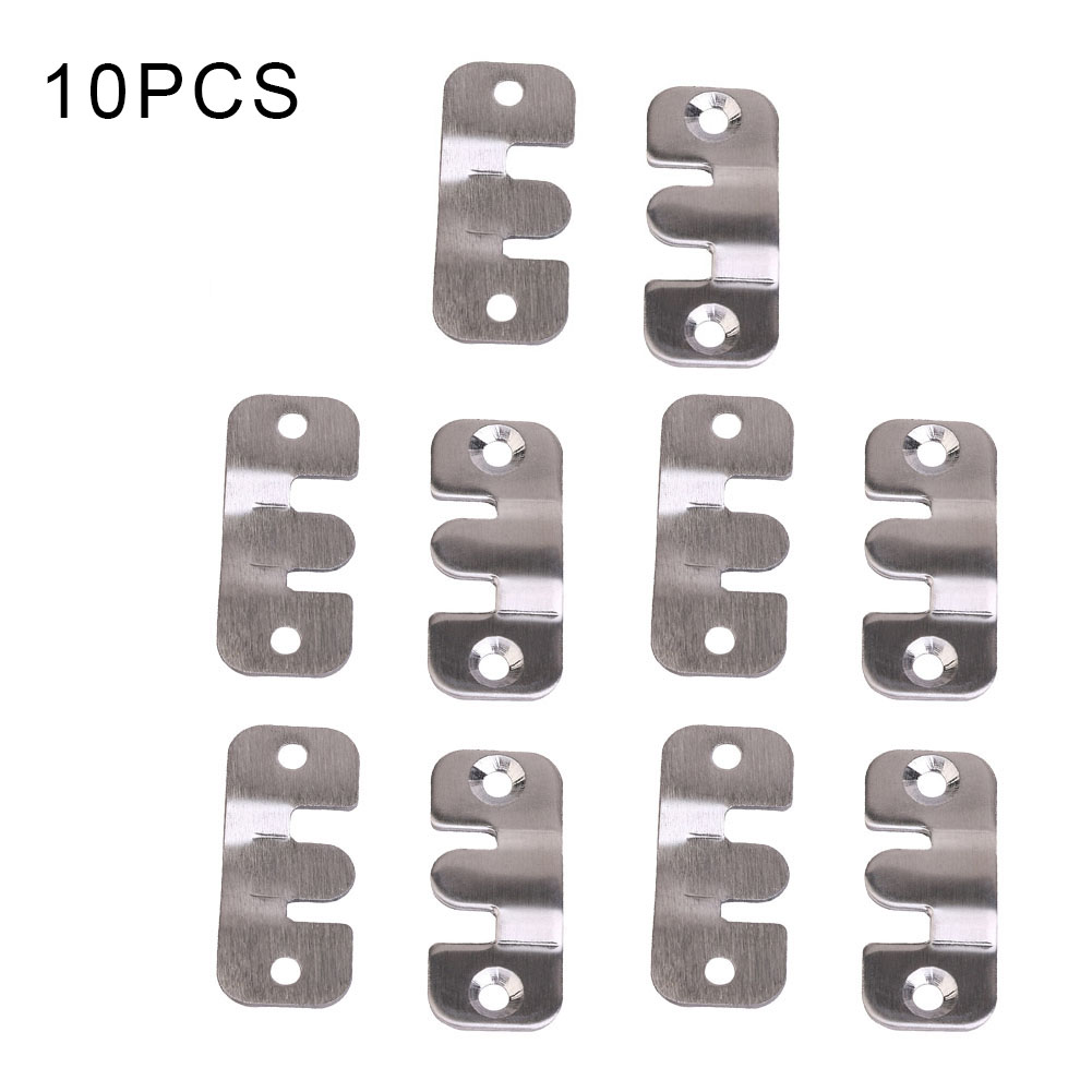 10 buah gantungan dinding bing - Furniture Interlocking Hardware ulasan dan harga