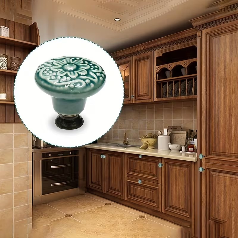 12 buah kenop kabinet keramik, - Furniture Hardware Nut ulasan dan harga