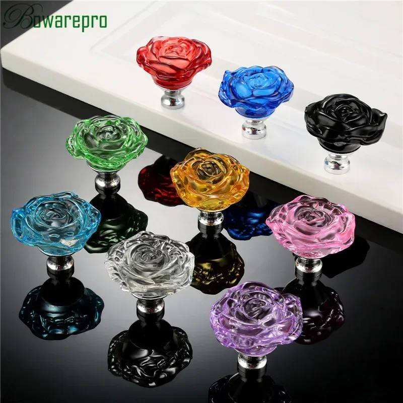 Bowarepro 50MM Kristal Mawar K - Furniture Hardware Nut ulasan dan harga