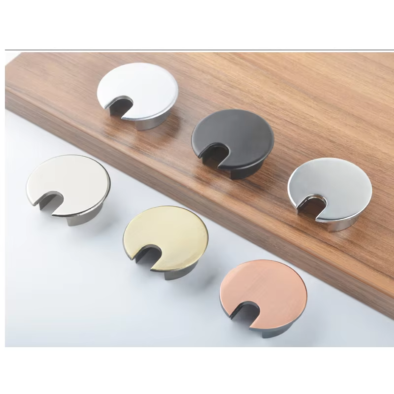 Pelat Penutup Lubang Kabel Bul - Zinc Furniture Hardware ulasan dan harga