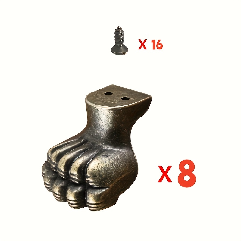 8pcs Kaki Antik Kuningan untuk - Furniture Hardware Decorative ulasan dan harga