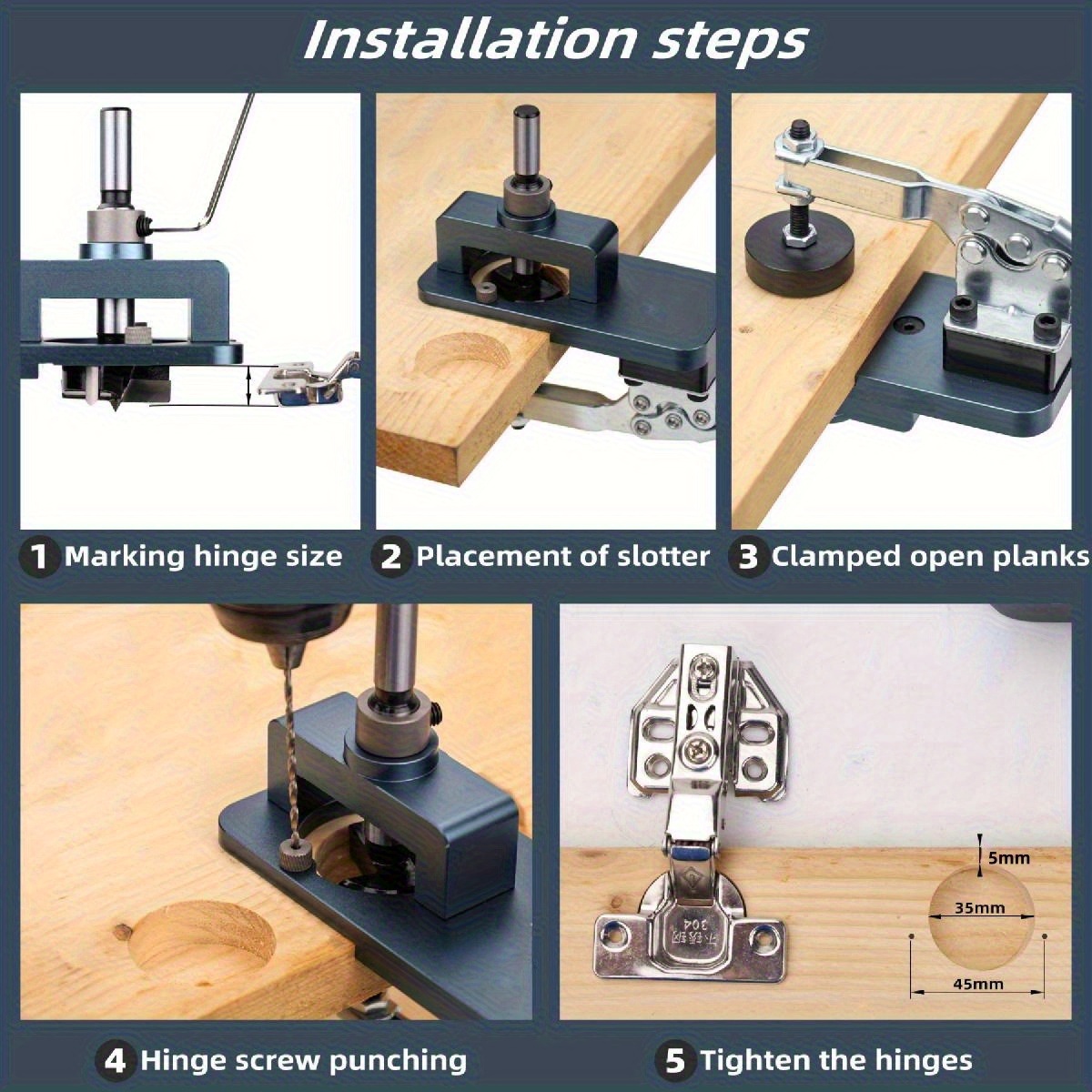 Jig Engsel 35mm - Panduan Pemb - Furniture Hardware Hinges ulasan dan harga