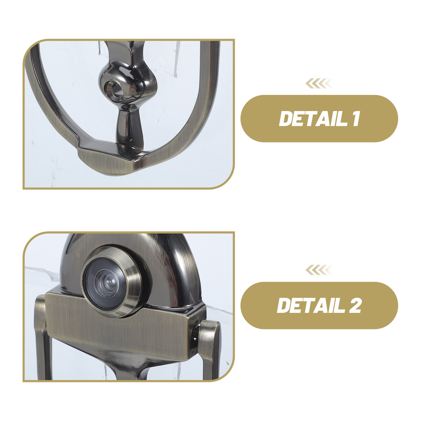 Pengetuk Pintu Retro dengan Lu - Furniture Hardware Vintage ulasan dan harga