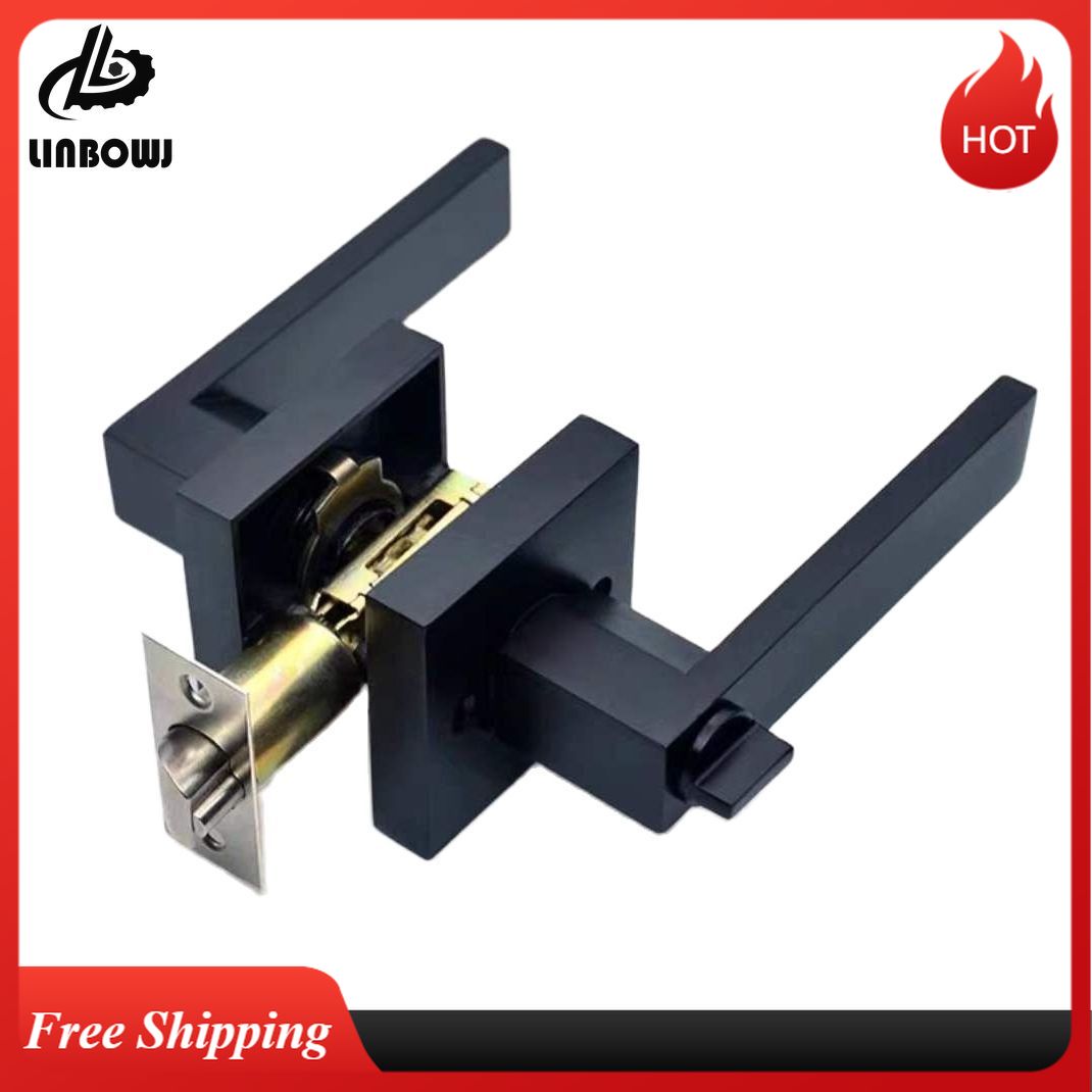 Kunci pegangan pintu hitam, sa - Zinc Furniture Hardware ulasan dan harga