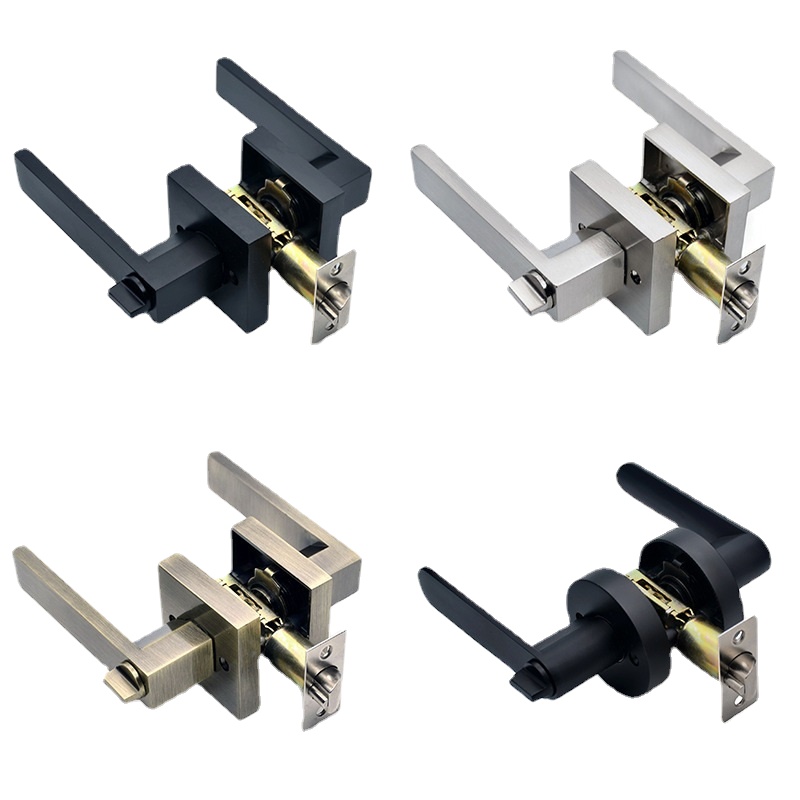 Kunci pegangan pintu hitam, sa - Zinc Furniture Hardware ulasan dan harga