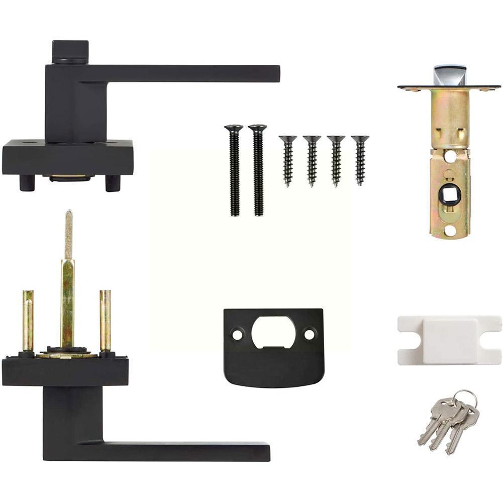 Kunci pegangan pintu hitam, sa - Zinc Furniture Hardware ulasan dan harga