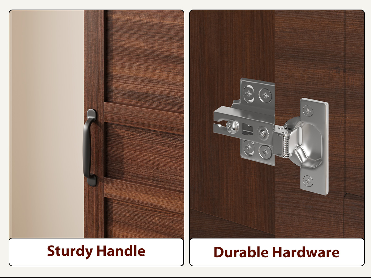 Lemari Pakaian Kayu – Tinggi 7 - Furniture Hardware Hinges ulasan dan harga