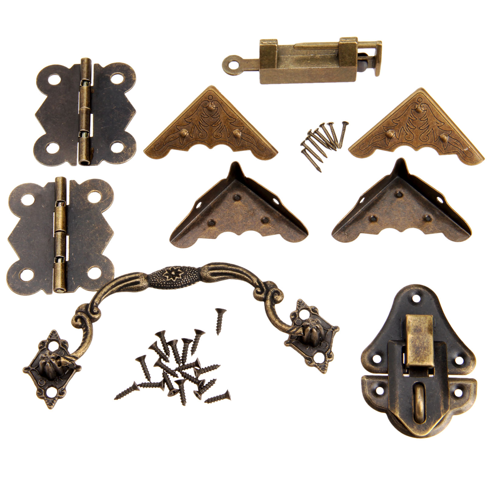 9 Buah/Set Perlengkapan Mebel  - Furniture Hardware Hinges ulasan dan harga