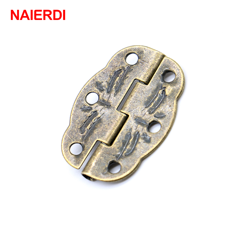 20Pcs NAIERDI Perunggu Engsel  - Furniture Hardware Vintage ulasan dan harga