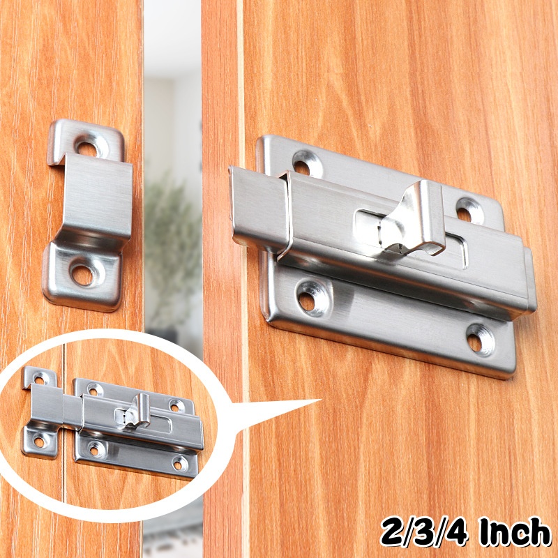 Baut Pintu Baja Tahan Karat 2  - Barrel Bolt Slide ulasan dan harga